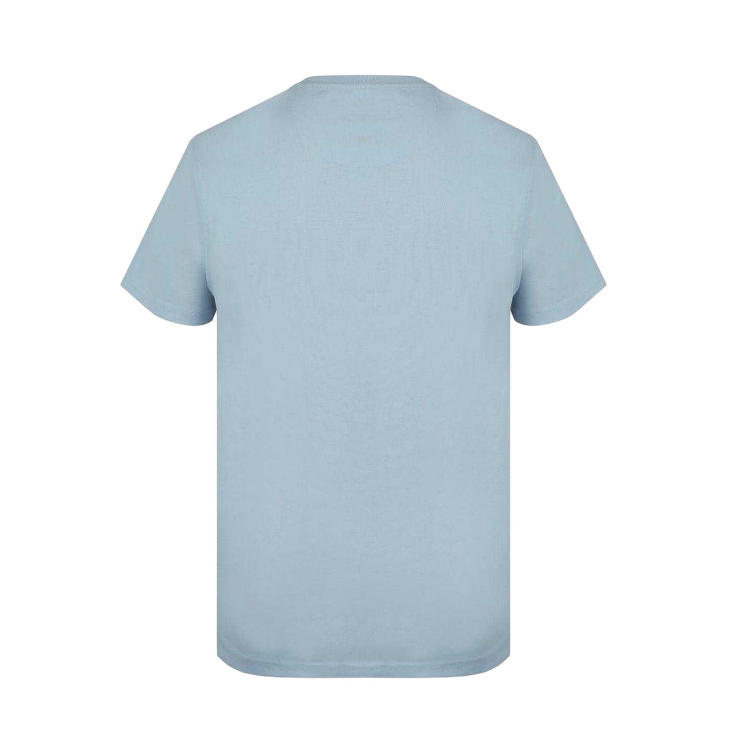 Baby Blue - Back - Firetrap Mens Logo Cotton T-Shirt