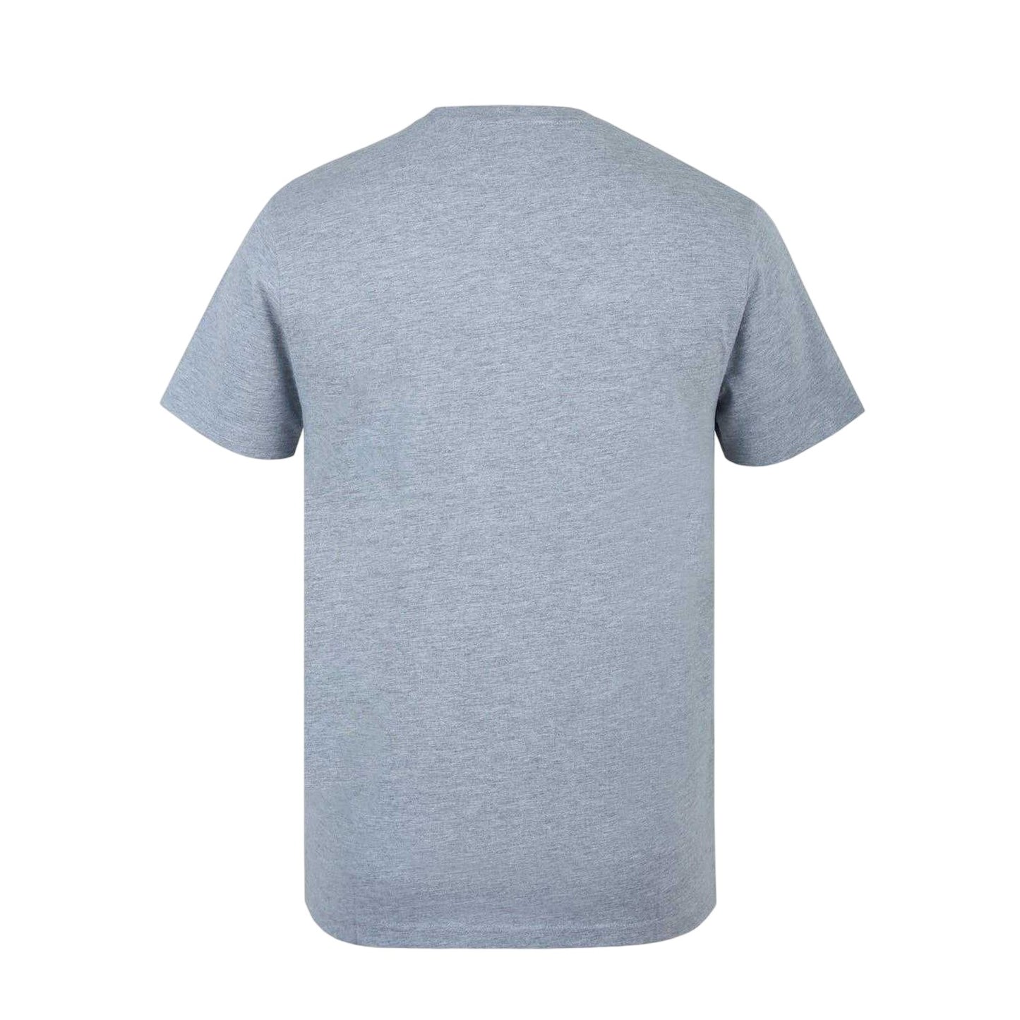 Grey Marl Marl - Back - Firetrap Mens Logo Cotton T-Shirt