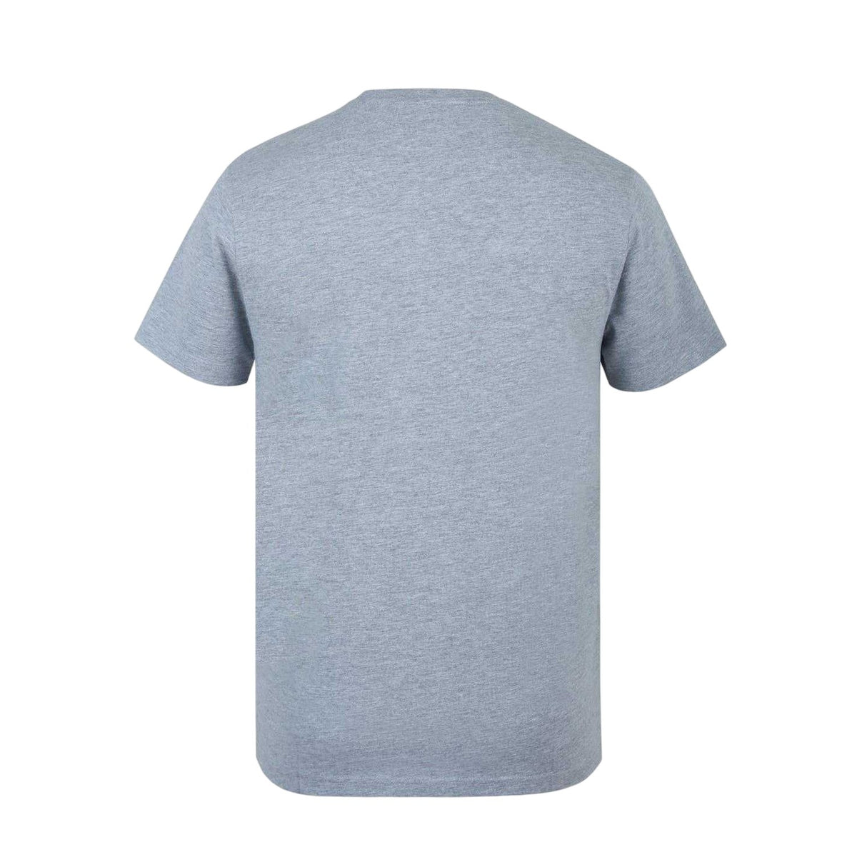 Grey Marl Marl - Back - Firetrap Mens Logo Cotton T-Shirt