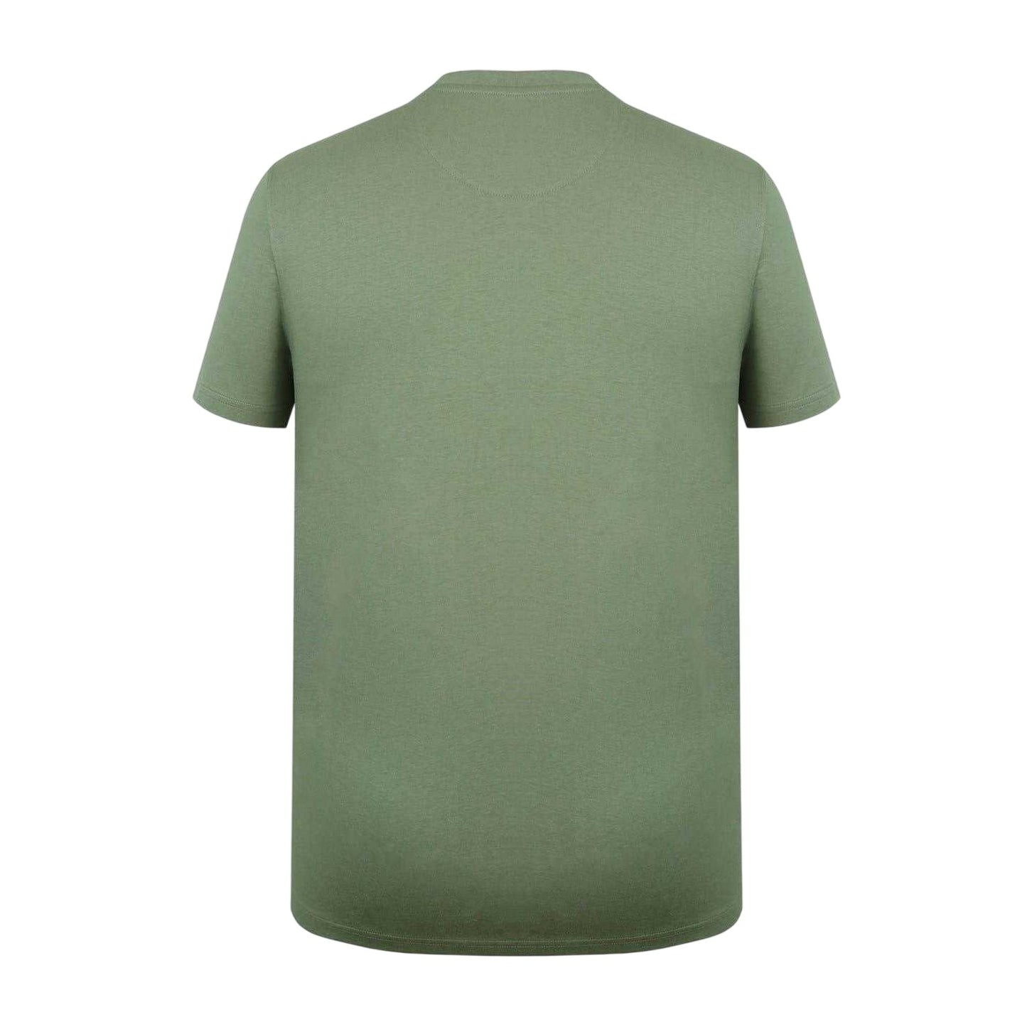 Khaki Green - Back - Firetrap Mens Logo Cotton T-Shirt