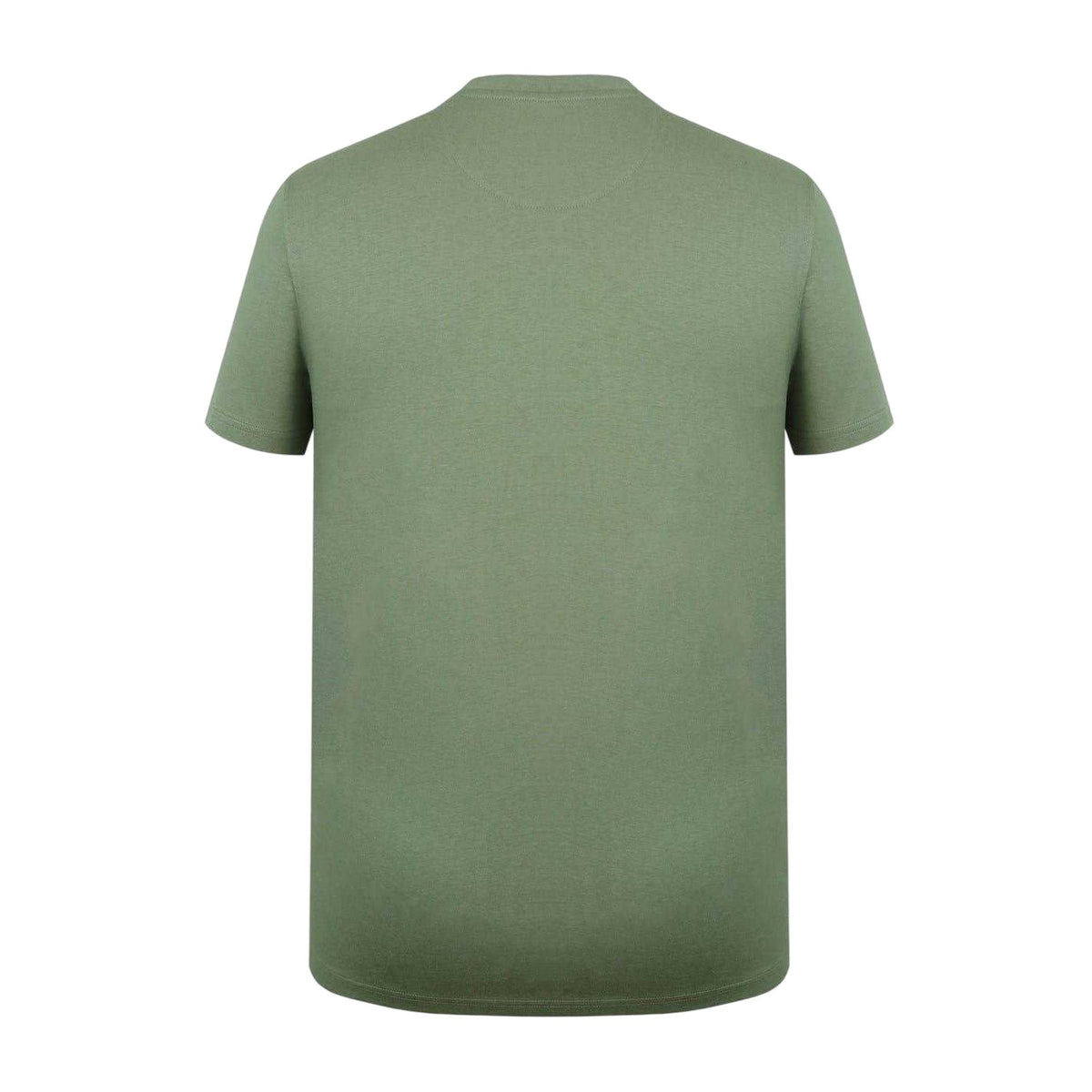 Khaki Green - Back - Firetrap Mens Logo Cotton T-Shirt
