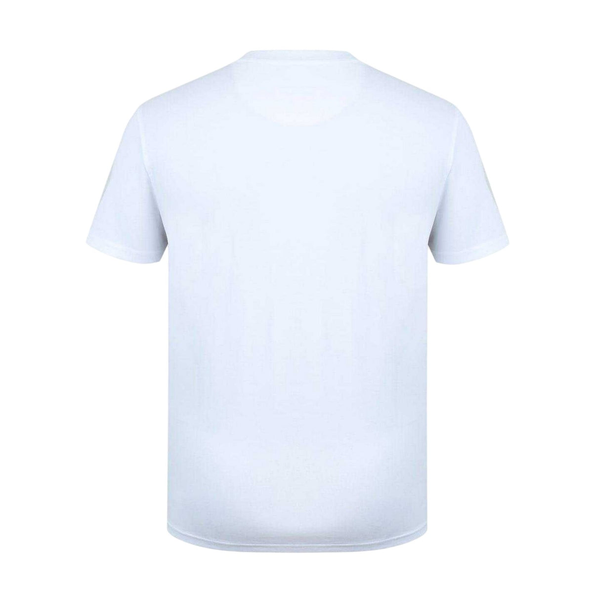 White - Back - Firetrap Mens Logo Cotton T-Shirt