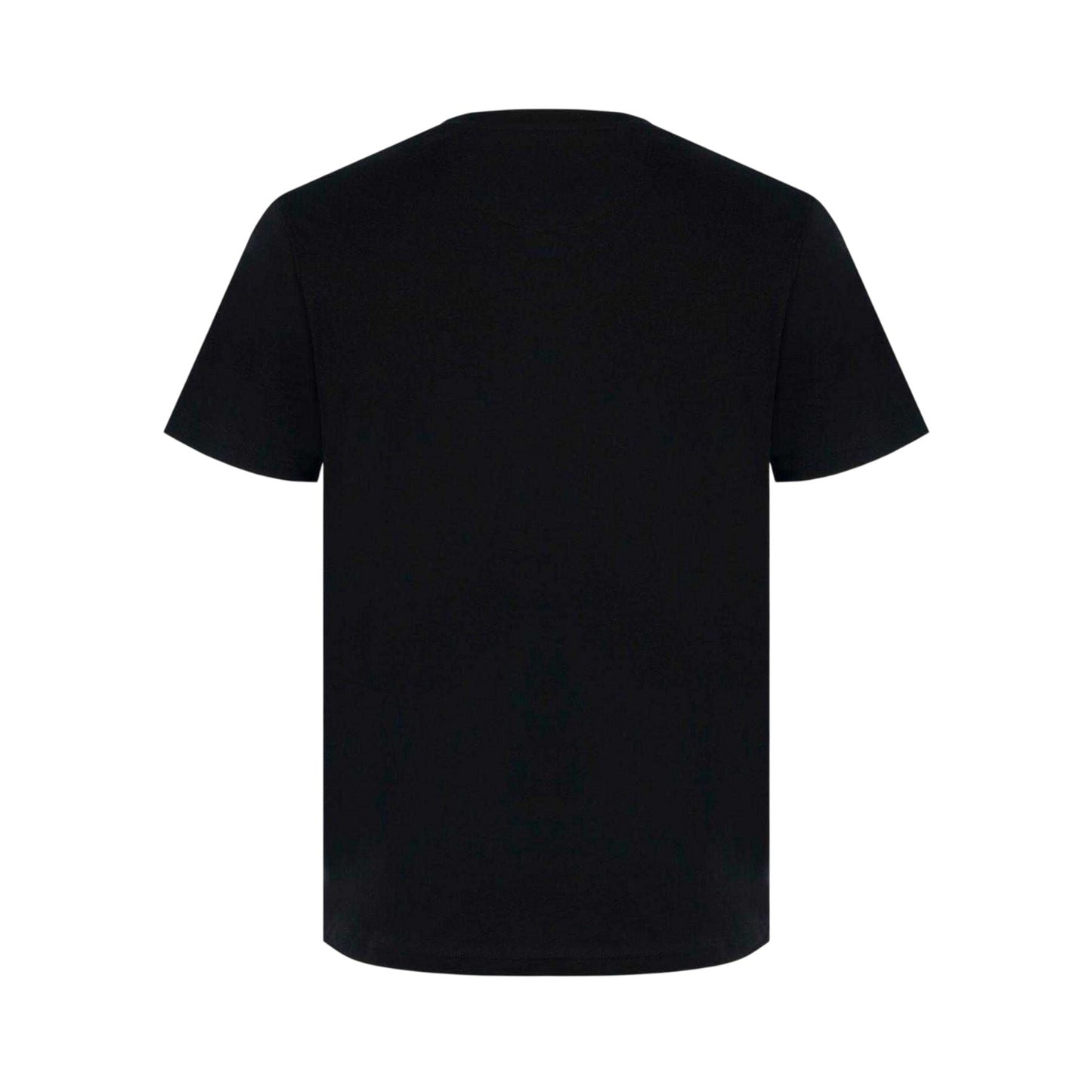Black - Back - Firetrap Mens Logo Cotton T-Shirt