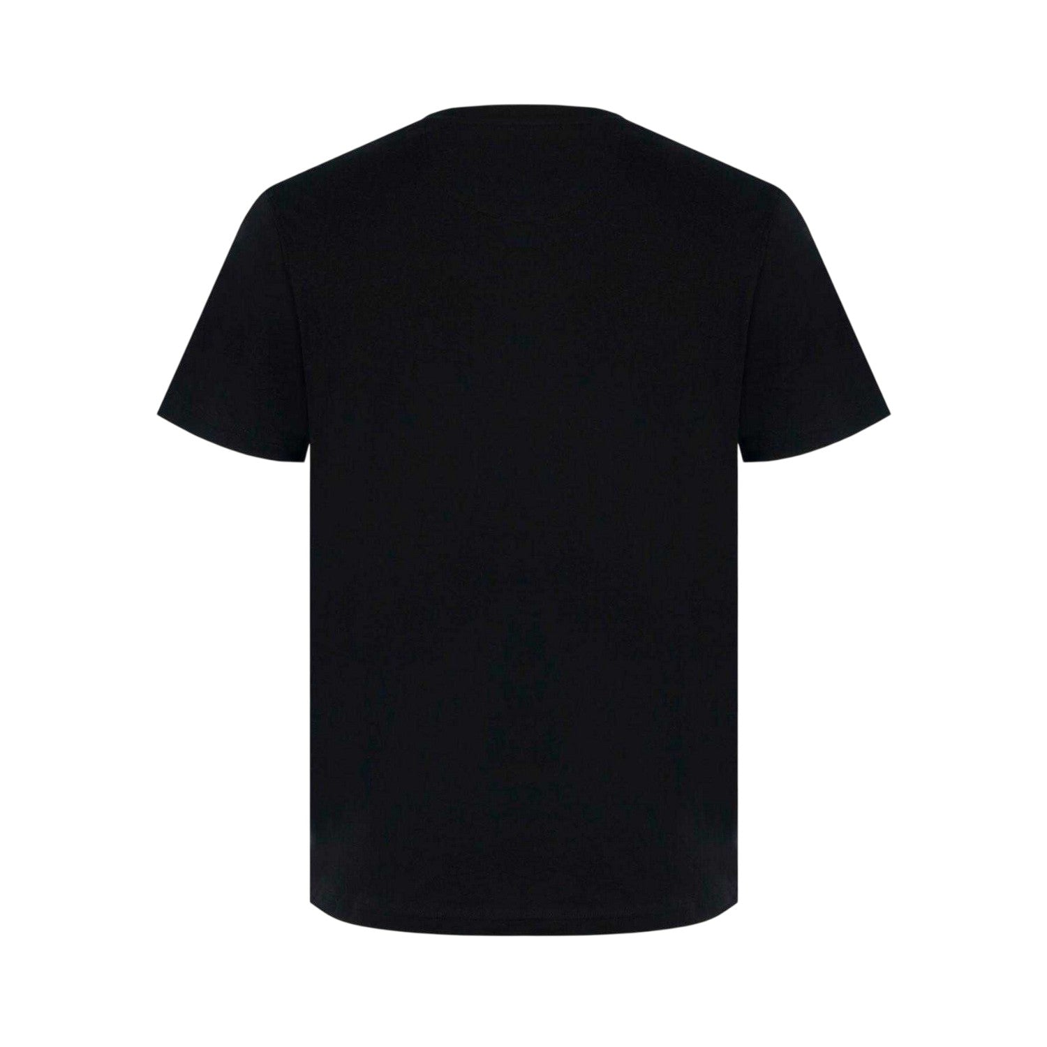 Black - Back - Firetrap Mens Logo Cotton T-Shirt