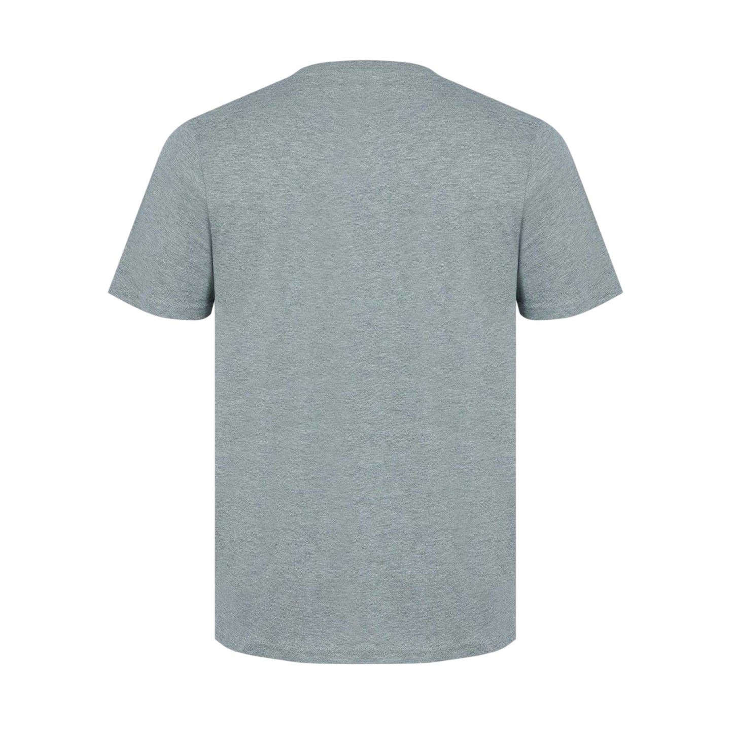 Dark Grey Marl - Back - Firetrap Mens Logo Cotton T-Shirt