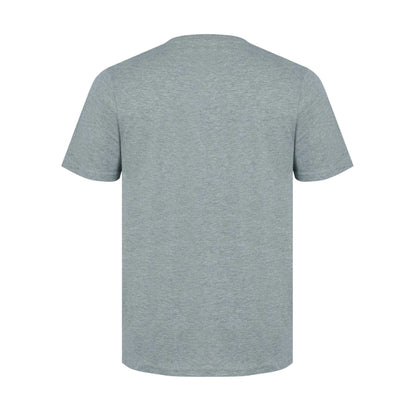 Dark Grey Marl - Back - Firetrap Mens Logo Cotton T-Shirt