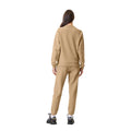 Beige - Lifestyle - Lacoste Womens-Ladies Pique Crew Neck Sweatshirt