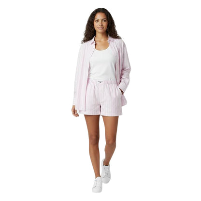 Pink - Lifestyle - Jack Wills Womens-Ladies Stripe Poplin Regular Long-Sleeved Shirt