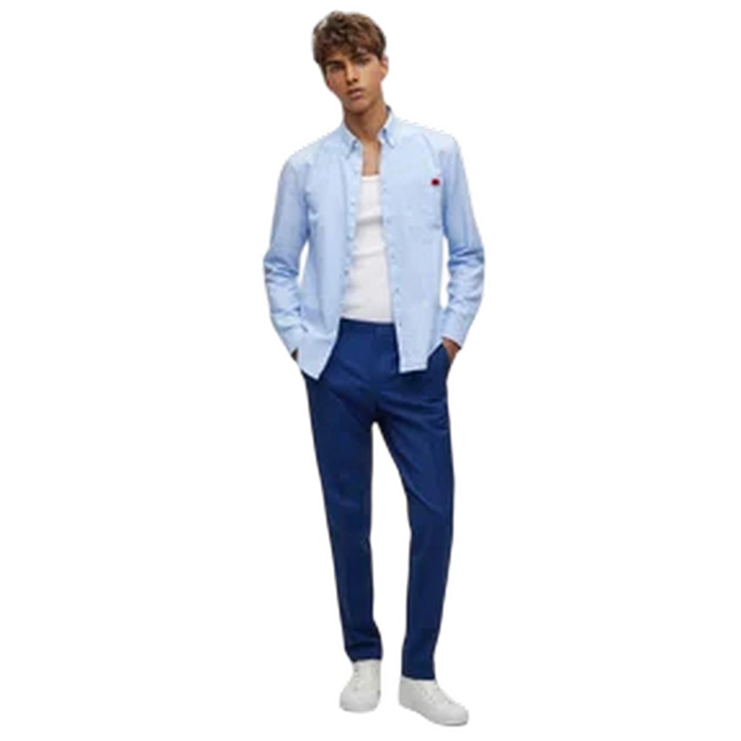 Blue - Lifestyle - Hugo Boss Mens Shirt