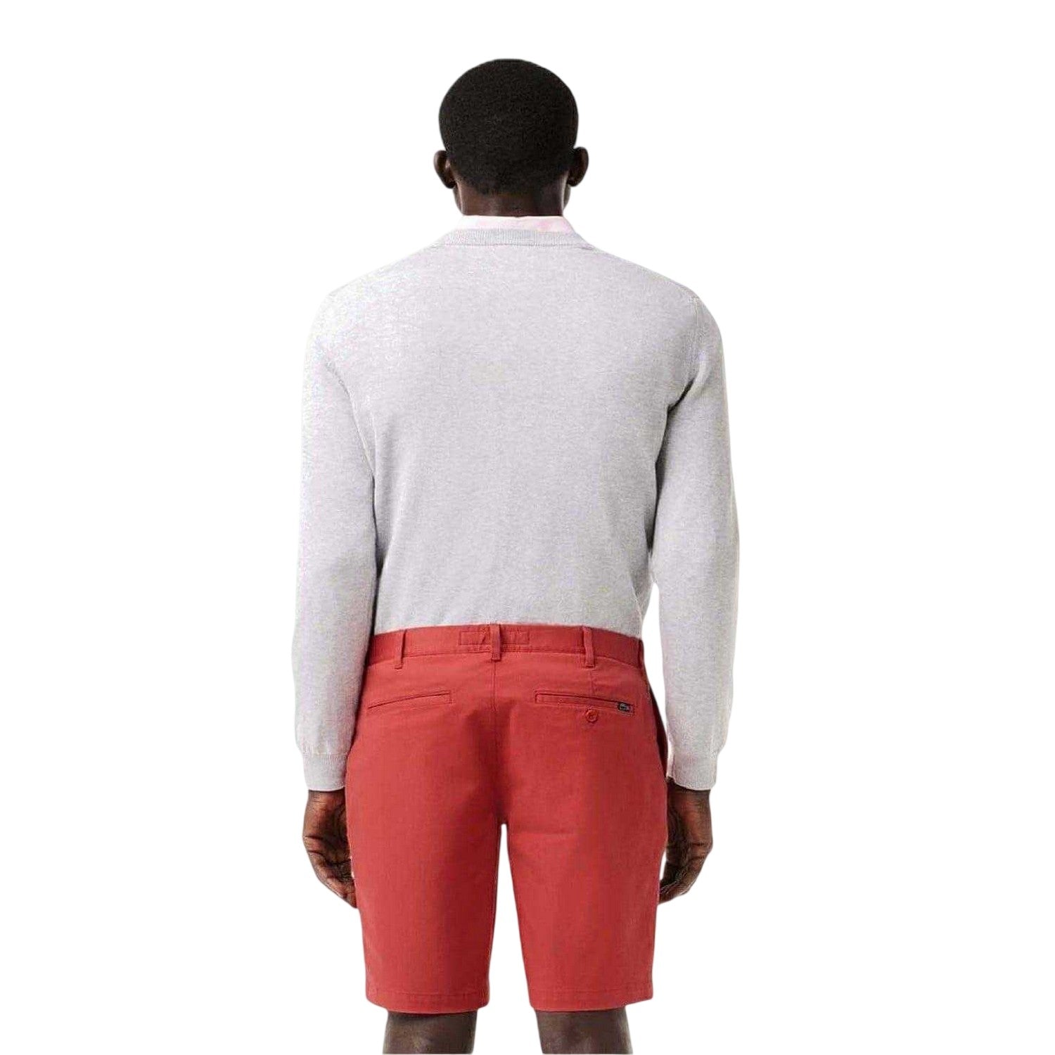 Sierra - Back - Lacoste Mens Organic Cotton Chino Shorts