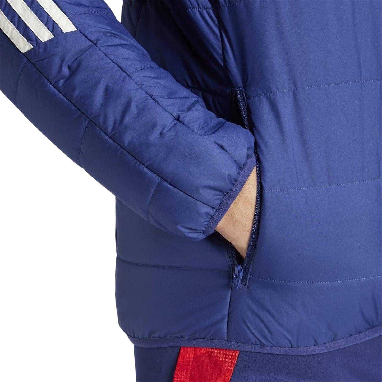 Indigo - Lifestyle - Adidas Mens Olympique Lyonnais Full Zip Snug Fit Jacket