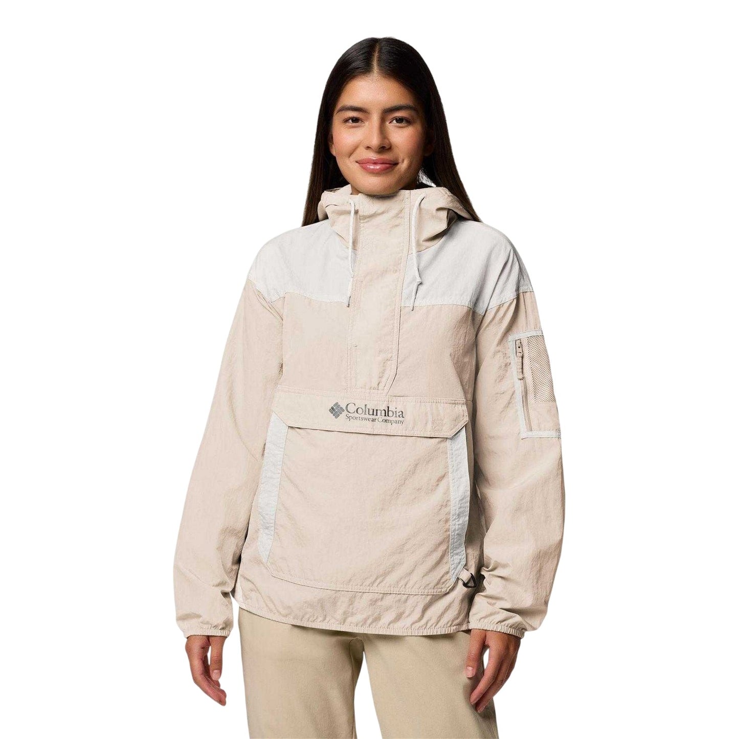 Dark Stone - Front - Columbia Womens-Ladies Challenger Full Zip Windbreaker