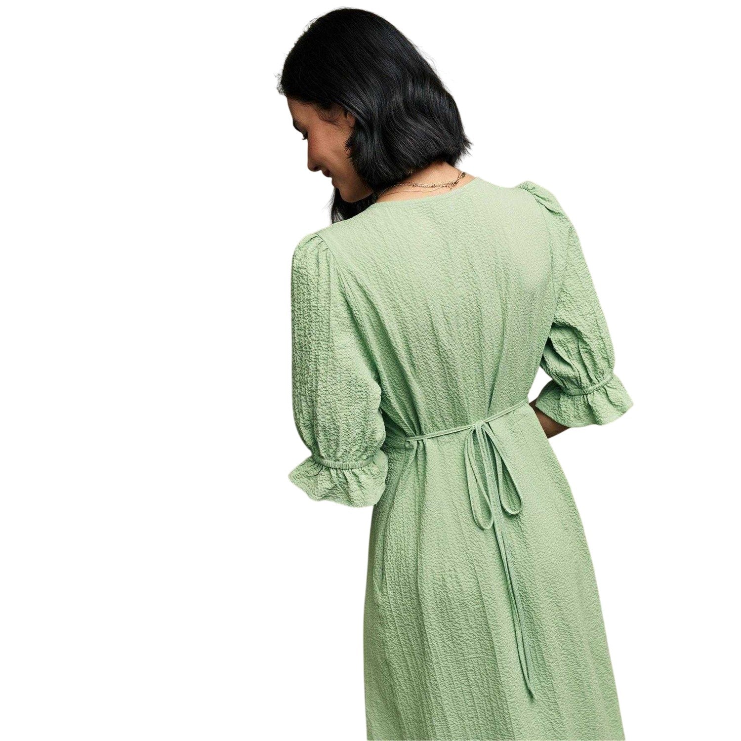 Sage - Lifestyle - Nobody´s Child Womens-Ladies Delilah Puff Sleeve Midi Dress
