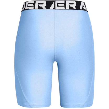 Blue - Back - Under Armour Womens-Ladies Armour Fitted Compression Shorts