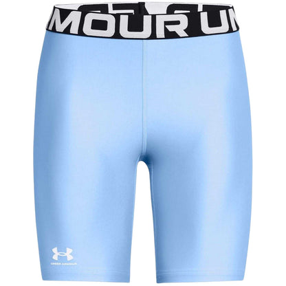 Blue - Front - Under Armour Womens-Ladies Armour Fitted Compression Shorts