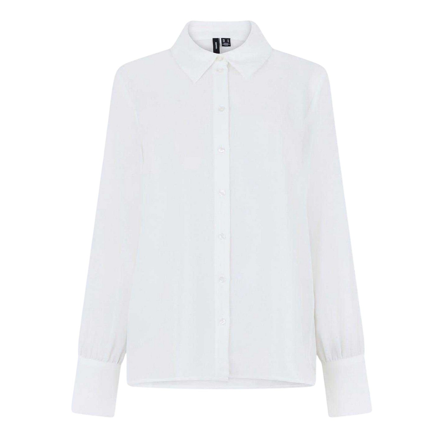 Snow White - Front - Vero Moda Womens-Ladies Harper Regular Shirt