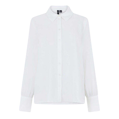 Snow White - Front - Vero Moda Womens-Ladies Harper Regular Shirt