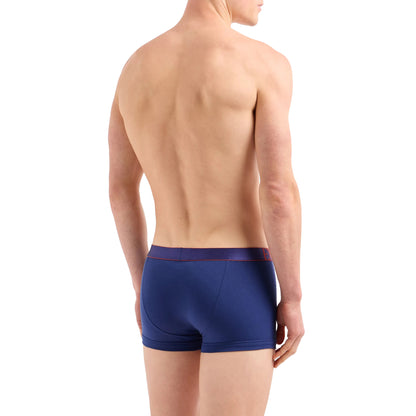 Multicoloured - Back - Emporio Armani Mens Boxer Shorts (Pack of 3)