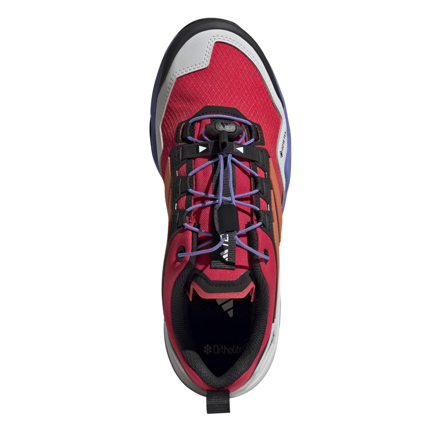 Ruby Red-Blue-Black - Pack Shot - Adidas Mens Terrex Skychaser Hiking Shoes