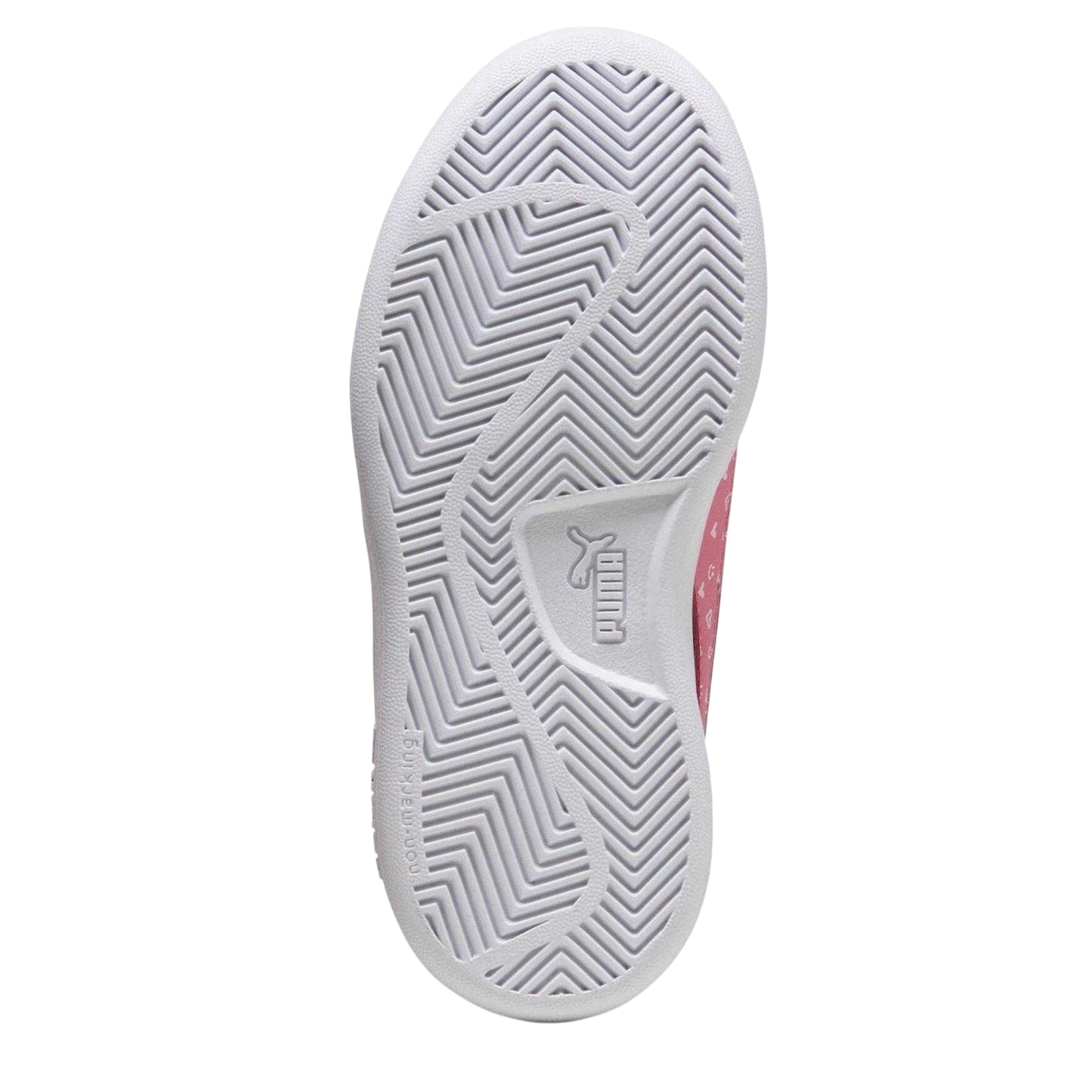 Black-Pink - Back - Puma Childrens-Kids Smash 3.0 Synthetic Trainers