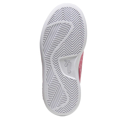 Black-Pink - Back - Puma Childrens-Kids Smash 3.0 Synthetic Trainers