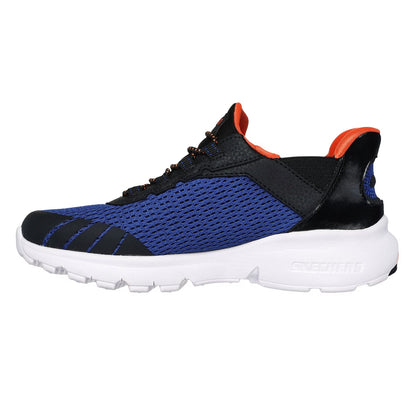 Royal Blue-Black - Side - Skechers Childrens-Kids Razor Air - Hyper-Brisk Slip-In Trainers