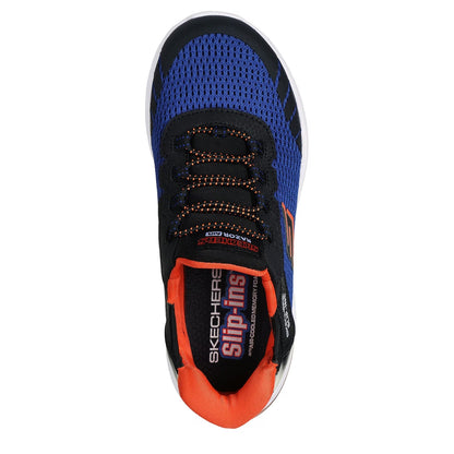 Royal Blue-Black - Lifestyle - Skechers Childrens-Kids Razor Air - Hyper-Brisk Slip-In Trainers