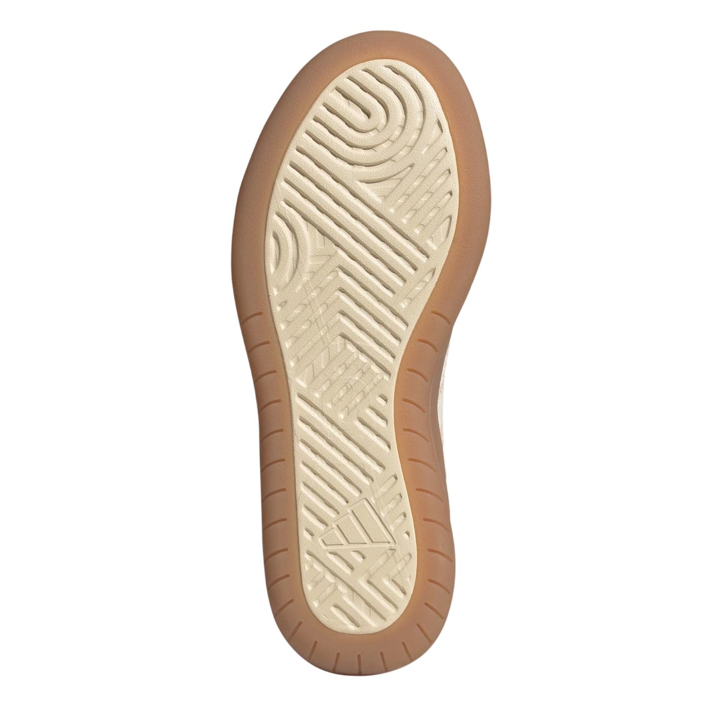 Sand - Side - Adidas Womens-Ladies 24 Canvas Cloudfoam Court Trainers