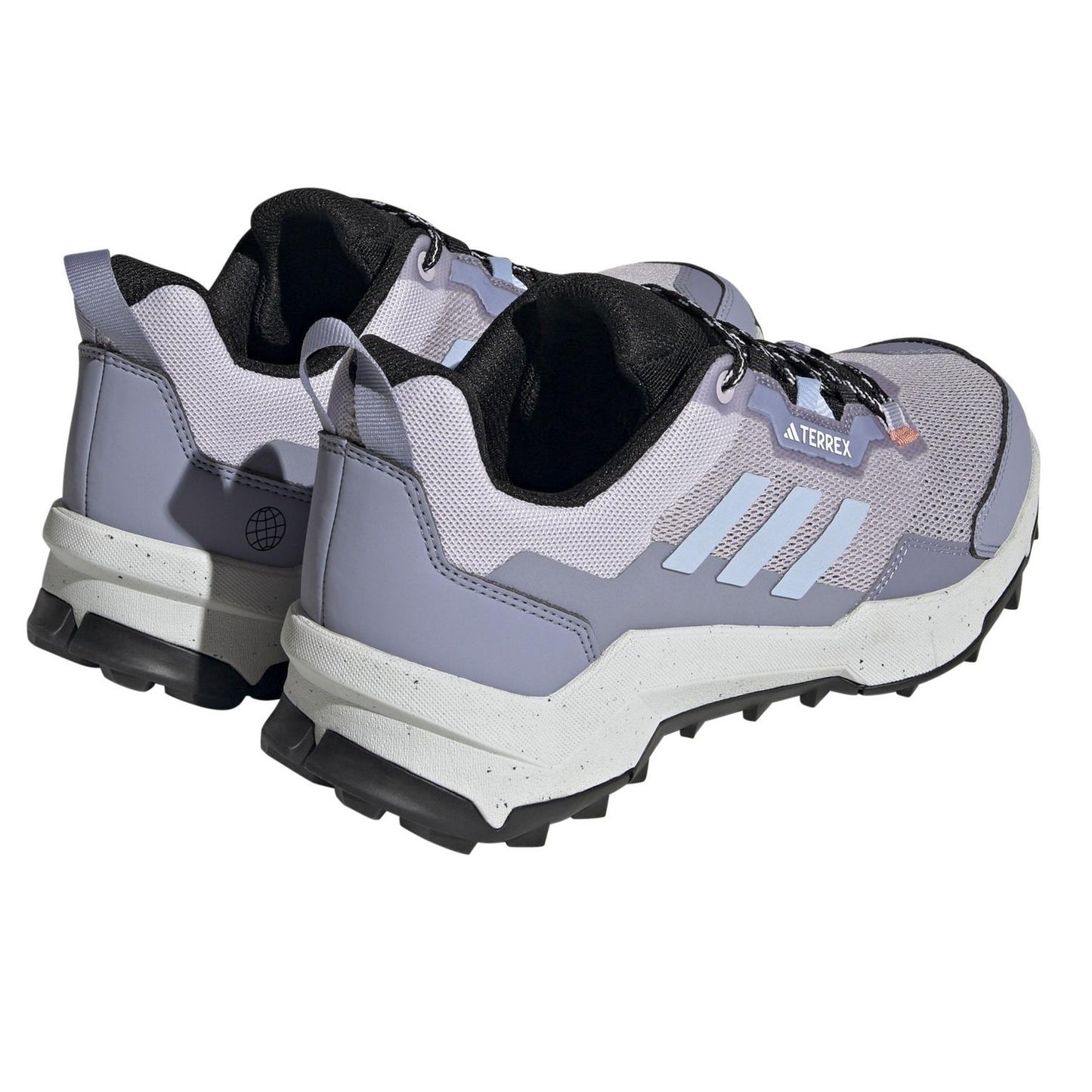 Silver - Back - Adidas Womens-Ladies Terrex AX4 Lace Up Hiking Shoes