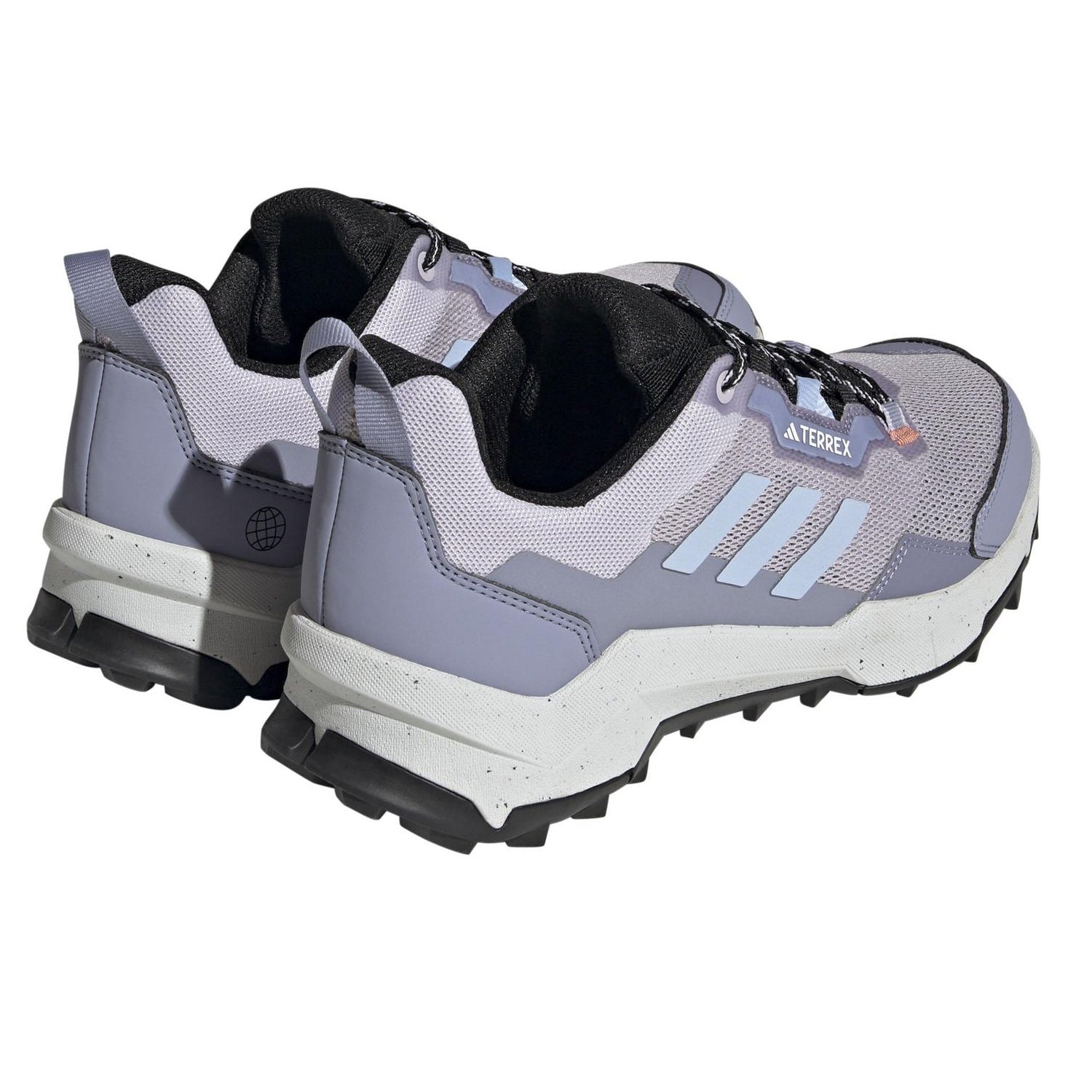 Silver - Back - Adidas Womens-Ladies Terrex AX4 Lace Up Hiking Shoes