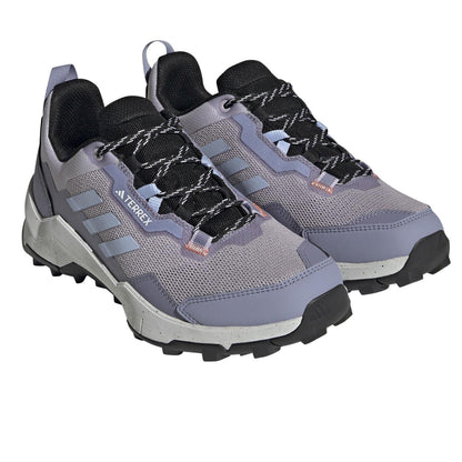 Silver - Lifestyle - Adidas Womens-Ladies Terrex AX4 Lace Up Hiking Shoes