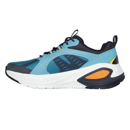 Blue - Back - Skechers Childrens-Kids Mesh Trainers