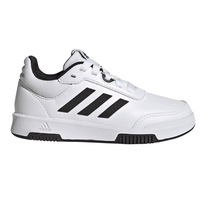 White-Black - Front - Adidas Childrens-Kids Tensaur Sport 2.0 Flat Trainers