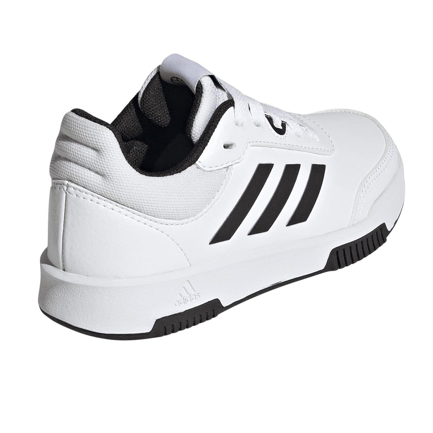 White-Black - Back - Adidas Childrens-Kids Tensaur Sport 2.0 Flat Trainers