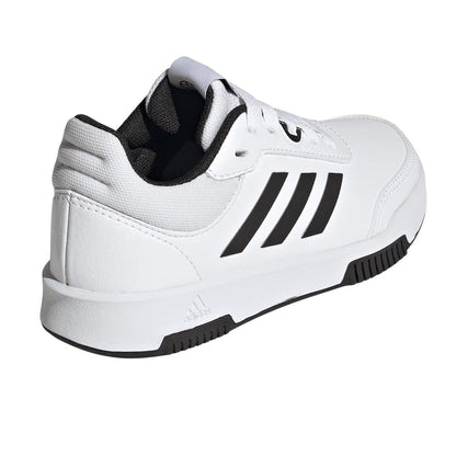 White-Black - Back - Adidas Childrens-Kids Tensaur Sport 2.0 Flat Trainers
