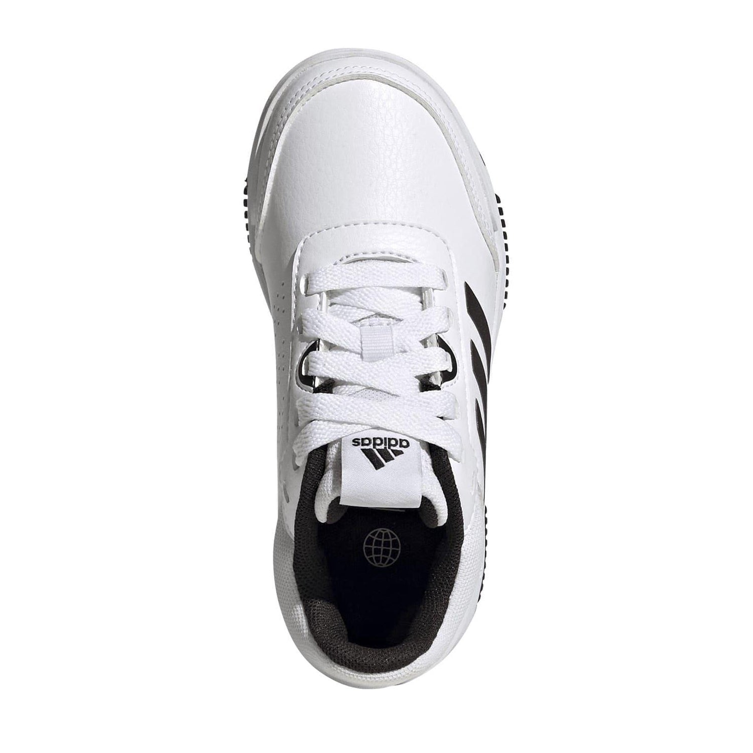 White-Black - Lifestyle - Adidas Childrens-Kids Tensaur Sport 2.0 Flat Trainers