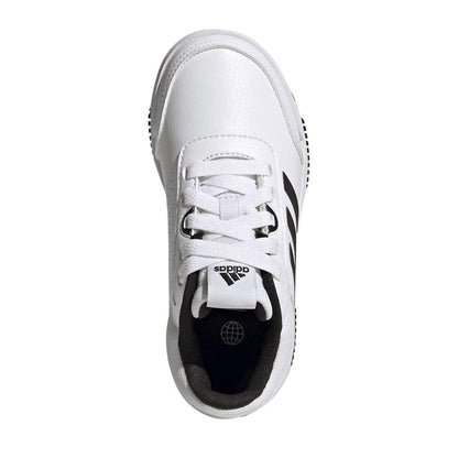 White-Black - Lifestyle - Adidas Childrens-Kids Tensaur Sport 2.0 Flat Trainers