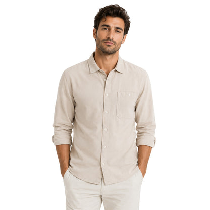 Indigo - Lifestyle - Farah Mens Campbell Relaxed Fit Shirt