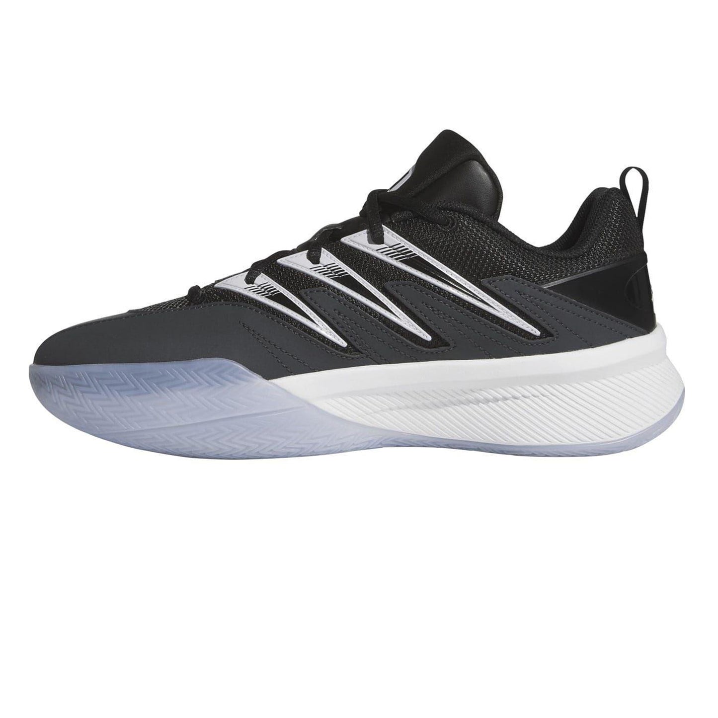 Black-Grey-Carbon - Side - Adidas Mens Dame Certified 3 Trainers