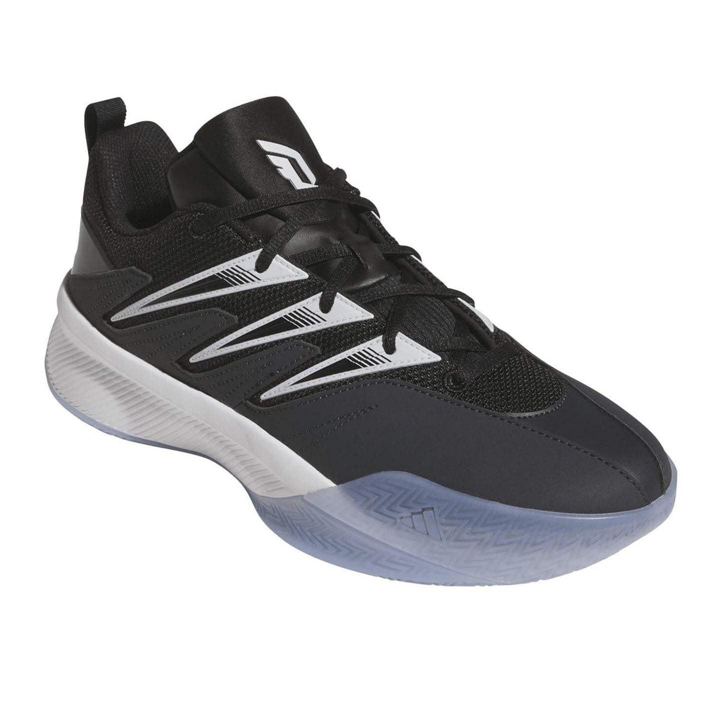 Black-Grey-Carbon - Pack Shot - Adidas Mens Dame Certified 3 Trainers
