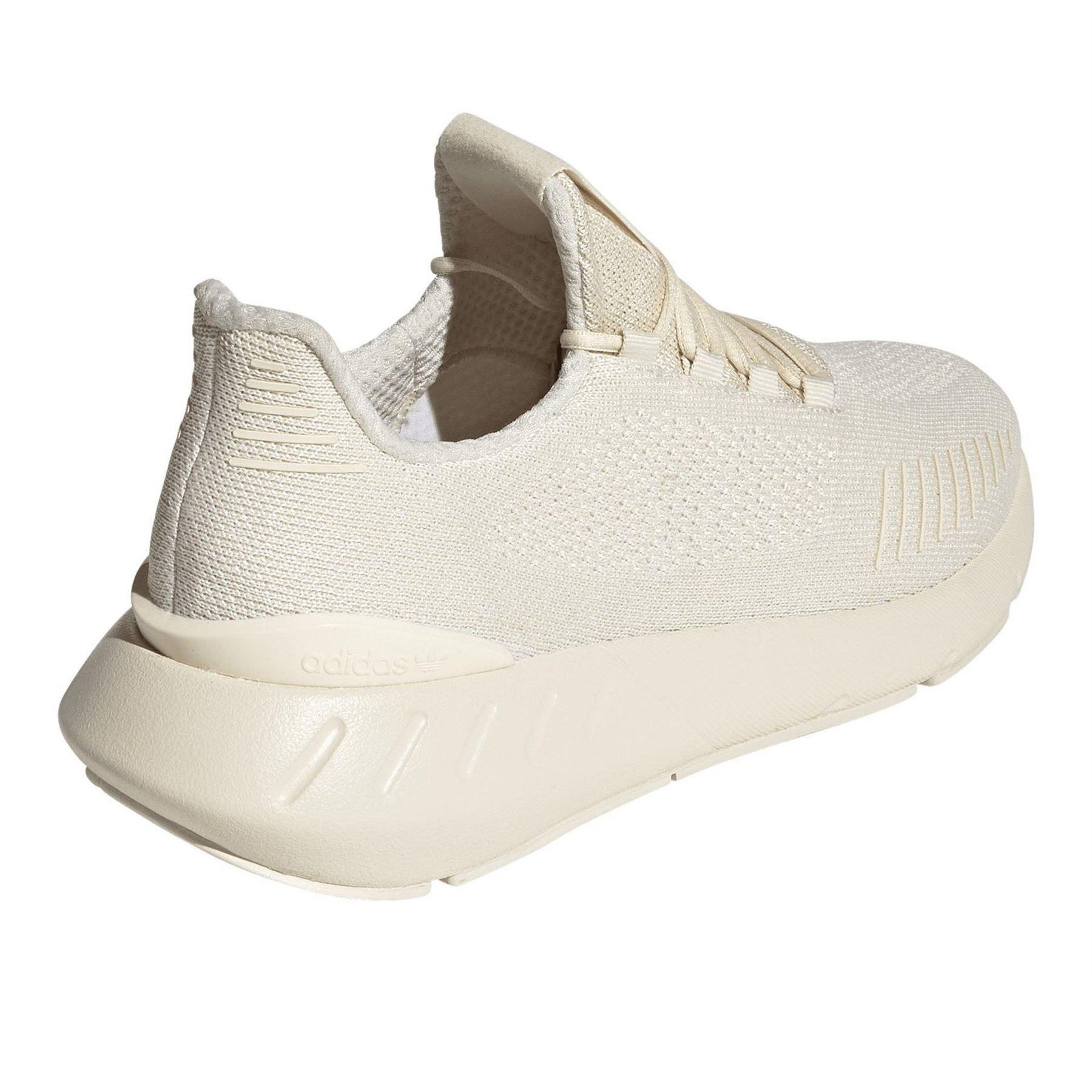 White - Back - Adidas Womens-Ladies Swift Run 22 Textured Knit Trainers