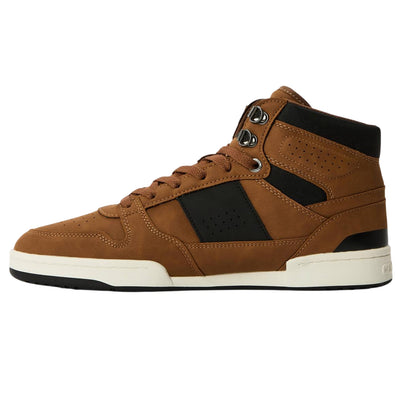 Brown - Side - O'Neill Mens Antilpe Canvas High Top Trainers