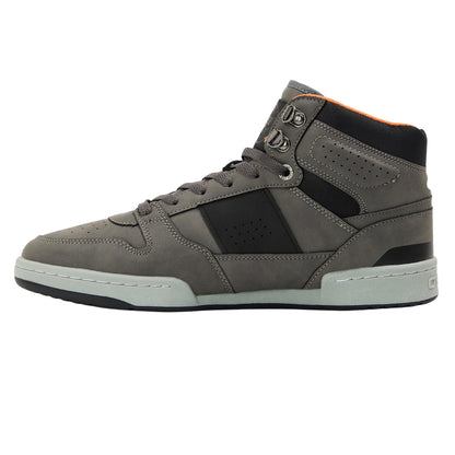 Grey - Back - O'Neill Mens Antilpe Canvas High Top Trainers