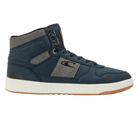 Blue - Front - O'Neill Mens Antilpe Canvas High Top Trainers