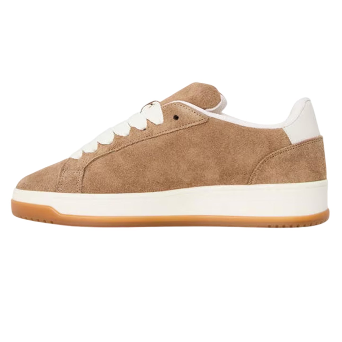Taupe-Brown - Back - Steve Madden Womens-Ladies Alysha Logo Lace Up Trainers