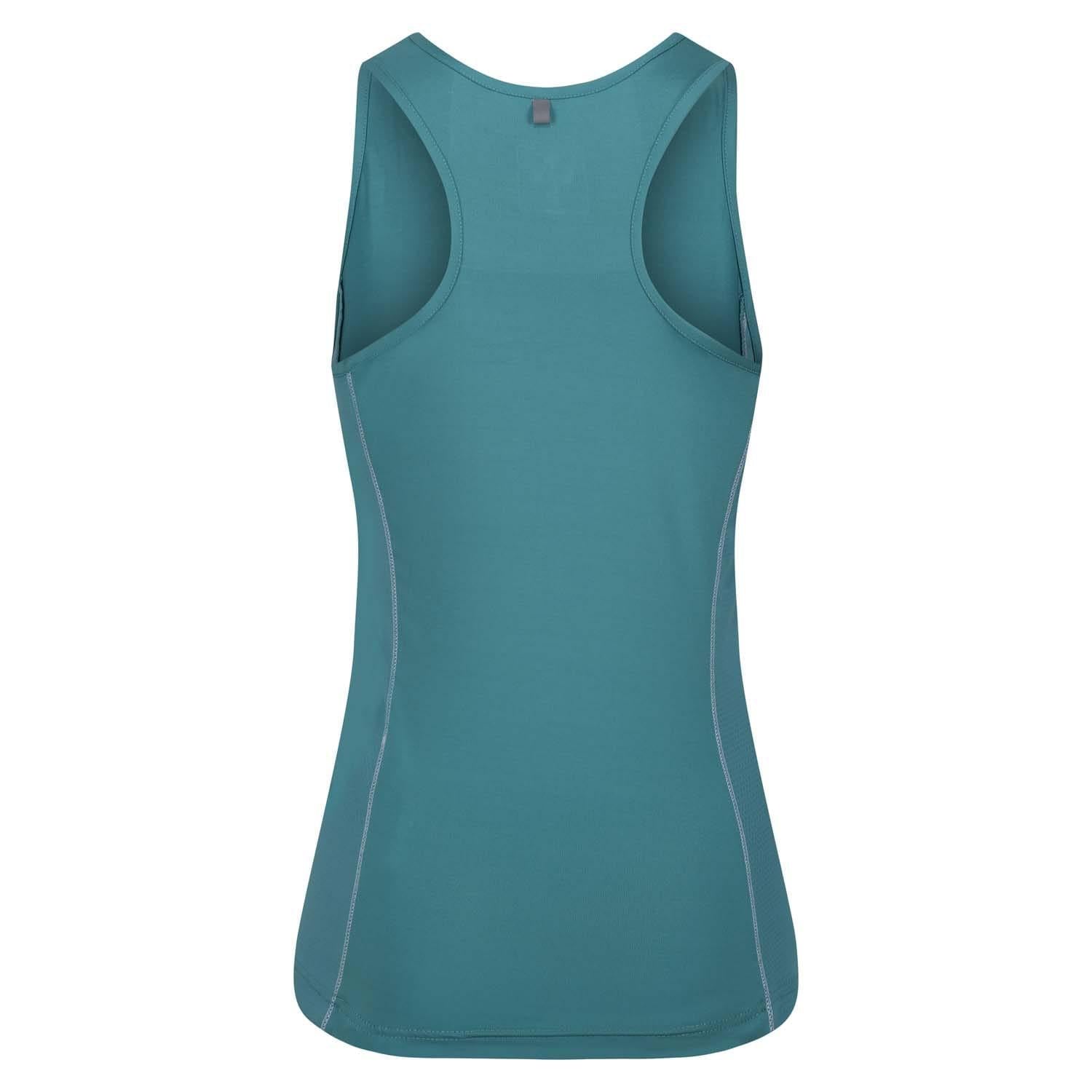 Blue - Lifestyle - Regatta Womens-Ladies Varey Extol Wicking Stretch Active Vest Top