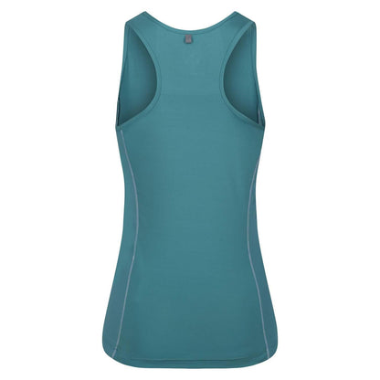 Blue - Lifestyle - Regatta Womens-Ladies Varey Extol Wicking Stretch Active Vest Top
