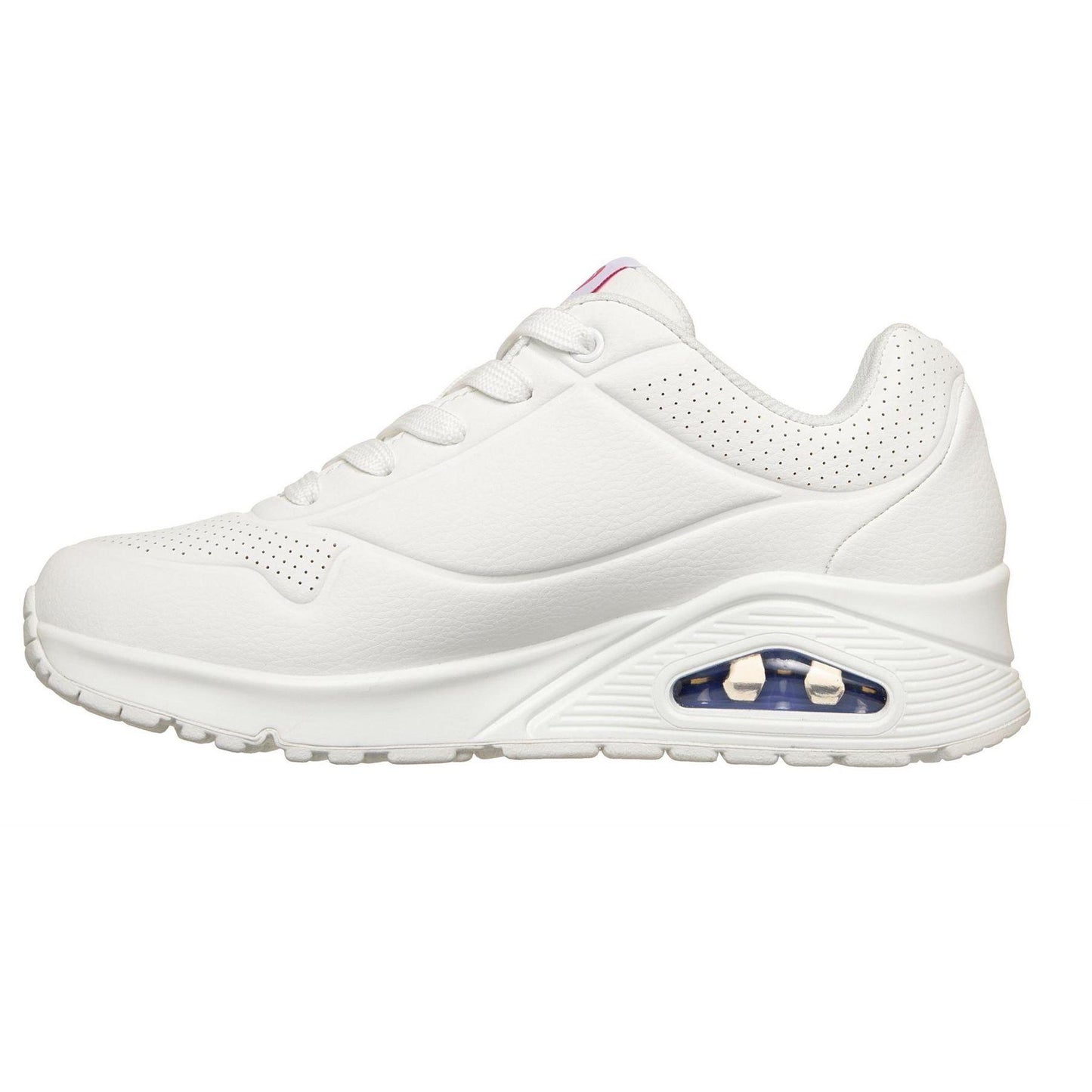 White-Green-Black - Back - Skechers Womens-Ladies Uno J Nylor Trainers