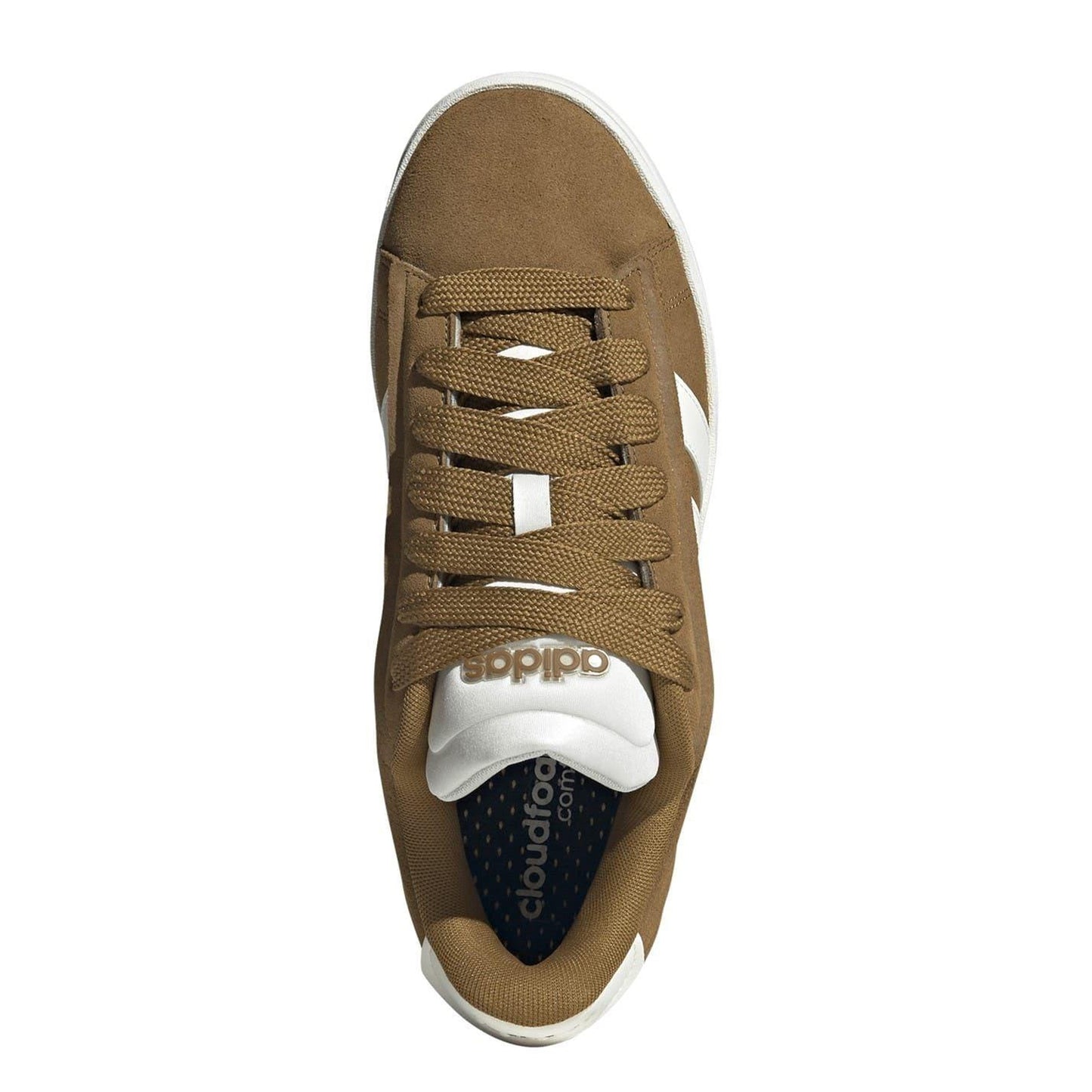 Bronze-Off White - Lifestyle - Adidas Mens Grand Court Logo Trainers