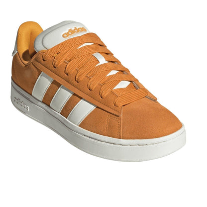 Orange-Off White - Front - Adidas Mens Grand Court Logo Trainers